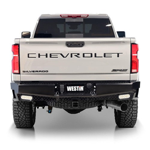 Westin Automotive 58-341185 Black Textured Powder Coated Steel Bumper