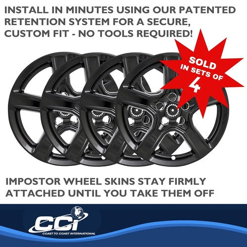 Coast To Coast IWCIMP393BLK IMPOSTOR  WHEEL COVER