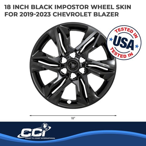 Coast To Coast IWCIMP438BLK IMPOSTOR  WHEEL COVER