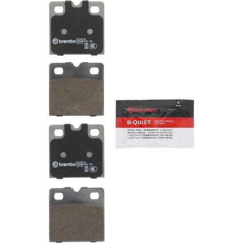 Brembo P02001N Brake Pad NAO FMSI Number D971-7872 Ceramic Set Of 4