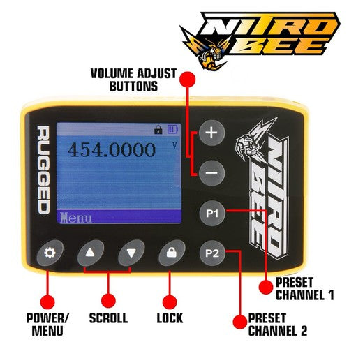 Rugged Radios NITRO-BEE-X Nitro Bee Xtreme SATELLITE RADIO