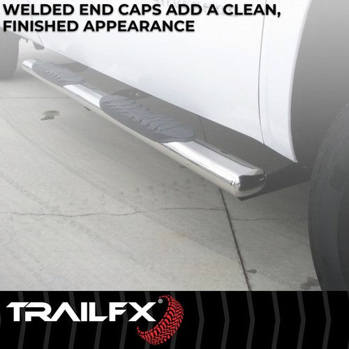 TrailFX A1544S TFX 4" Oval Tube Side Steps NERF BAR OVAL 4"