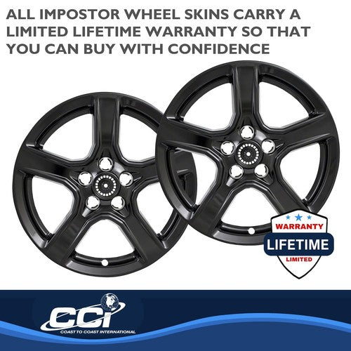 Coast To Coast IWCIMP393BLK IMPOSTOR  WHEEL COVER