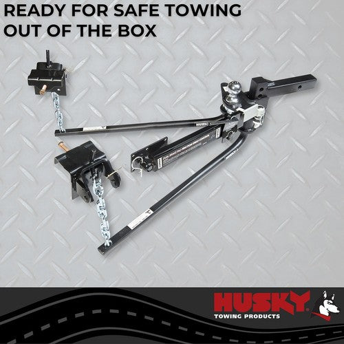 Husky Towing 30849 Husky Round Bar WEIGHT DISTRIBUTING HITCH