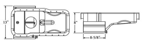 Moroso Performance 20507 Street Strip OIL PAN