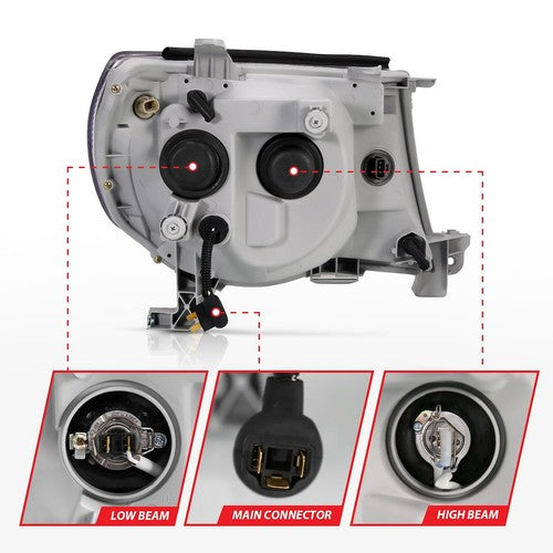 ANZO USA 121282  HEADLIGHT ASSEMBLY