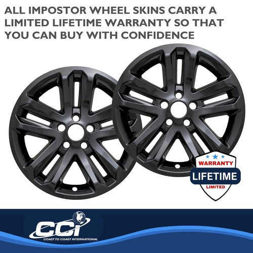 Coast To Coast IWCIMP370BLK IMPOSTOR  WHEEL COVER