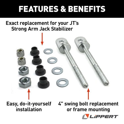 Lippert Components 314596 JT's Strong Arm TRAILER JACK ACCESSORIES