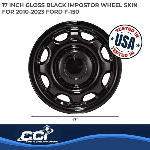 Coast To Coast IWCIMP80BLK IMPOSTOR  WHEEL COVER