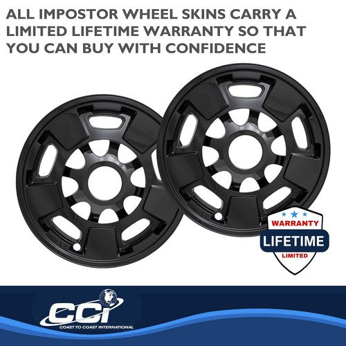 Coast To Coast IWCIMP411BLK IMPOSTOR  WHEEL COVER