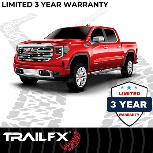 TrailFX A7029B TFX 5" Oval Straight Side Bars NERF BAR OVAL 5"