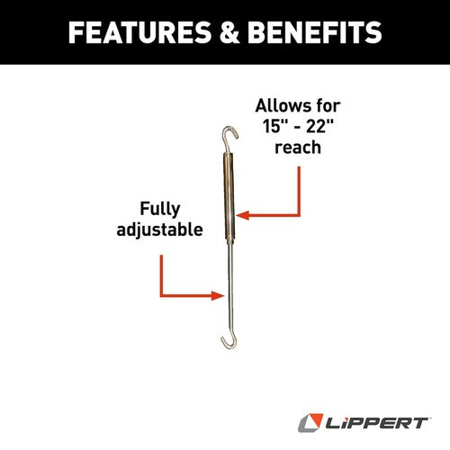 Lippert Components 182901 Happijac RV CAMPER TIEDOWNS & TURNBUCKL