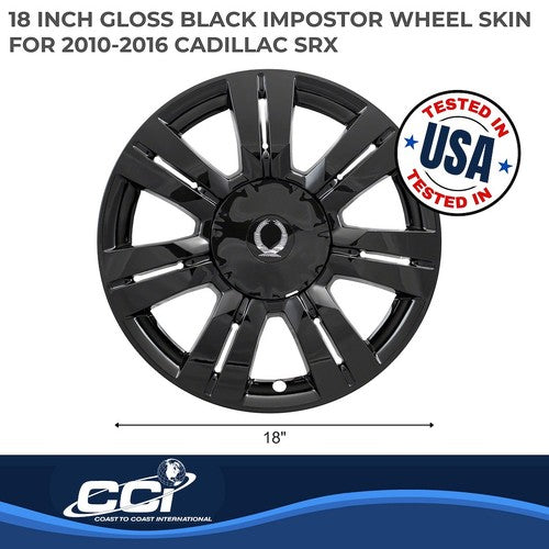 Coast To Coast IWCIMP357BLK IMPOSTOR  WHEEL COVER