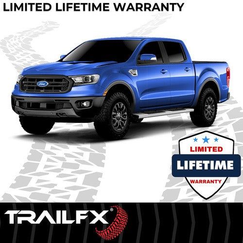 TrailFX A4020S TFX 4" Trapezoid Side Steps NERF BAR OVAL 4"