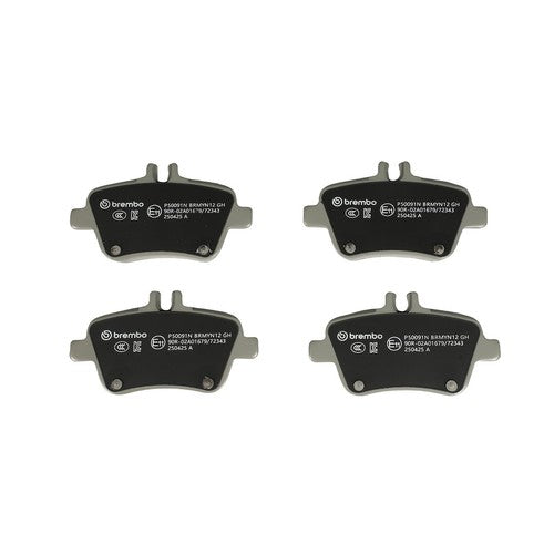 Brembo Rear Ceramic Brake Pads Fits 2012-2013 Mercedes SLK250 SLK350 P50091N