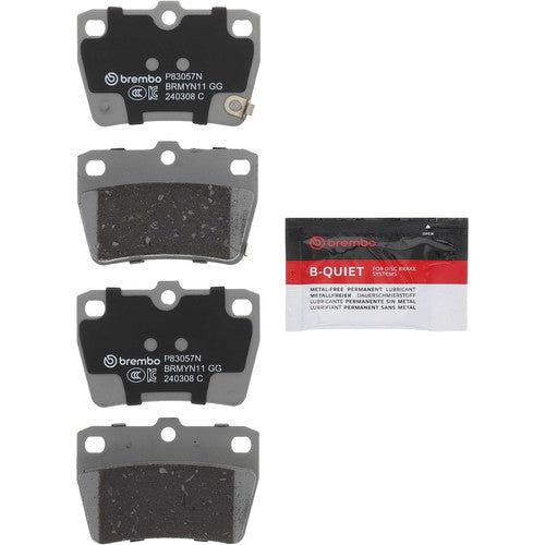 Brembo Rear Ceramic Brake Pads Fits 2004 2005 Toyota RAV4 4 Pc Brakes P83057N