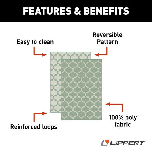 Lippert Components 2021028028  PATIO RUGS & MATS RV