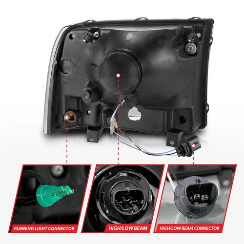 ANZO USA 111550  HEADLIGHT ASSEMBLY