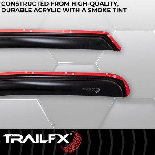 TrailFX 2002IC TFX 2-PC Window Vents RAINGUARDS