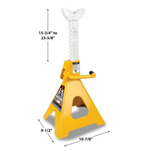 Performance Tool W41023 Jack Stand Ratchet 15-1/2"Min - 23-3/4" Max  6-Ton Qty 2