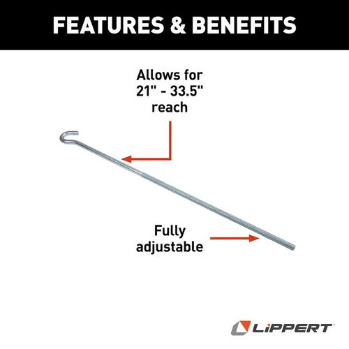 Lippert Components 149814 Happijac RV CAMPER TIEDOWNS & TURNBUCKL