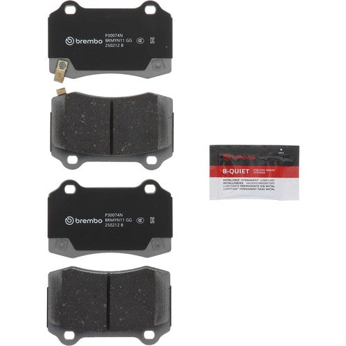 Brembo Rear Ceramic Brake Pads Fits 2012-2020 Jeep Grand Cherokee 4 Pc P30074N