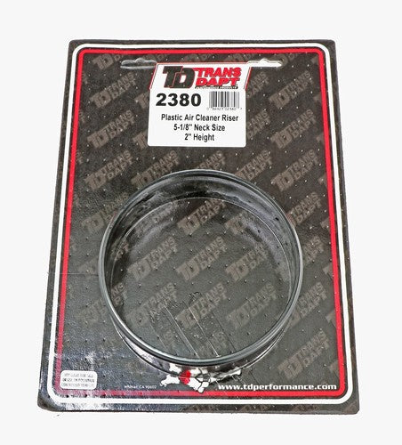 Trans Dapt 2380 Air Cleaner Spacer 5-1/8in Diameter Neck 2in Thick