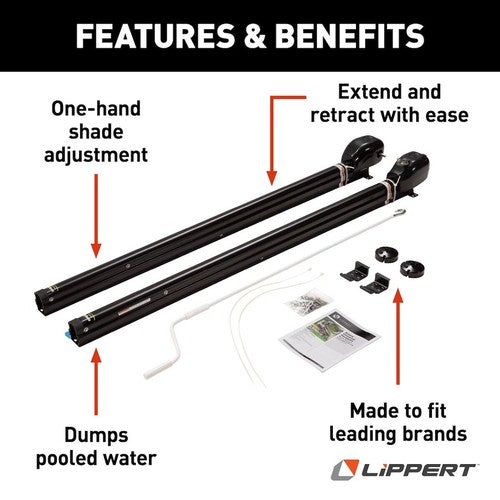 Lippert Components 434727 Solera AWNING-REPAIR PARTS RV