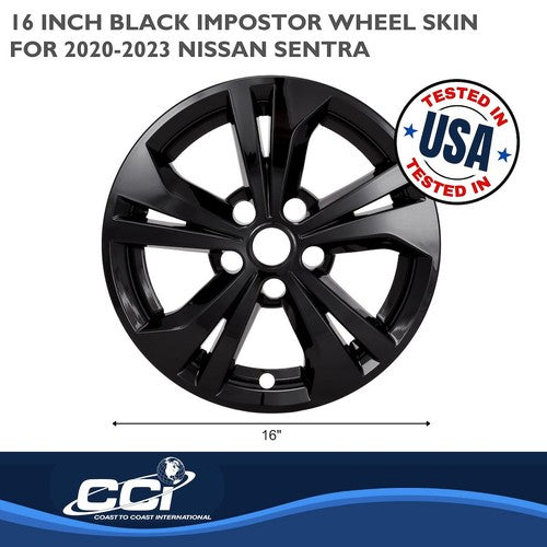 Coast To Coast IWCIMP487BLK IMPOSTOR  WHEEL COVER