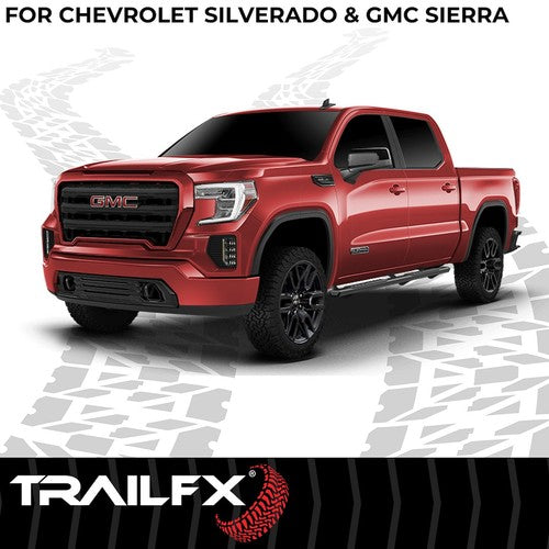 TrailFX AL4006B TrailFX A4 Series NERF BAR OVAL 4 1/2"
