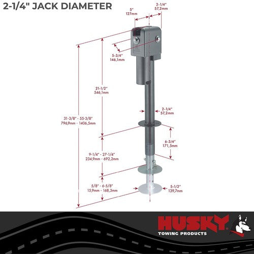 Husky Towing 87247 Brute TRAILER JACKS