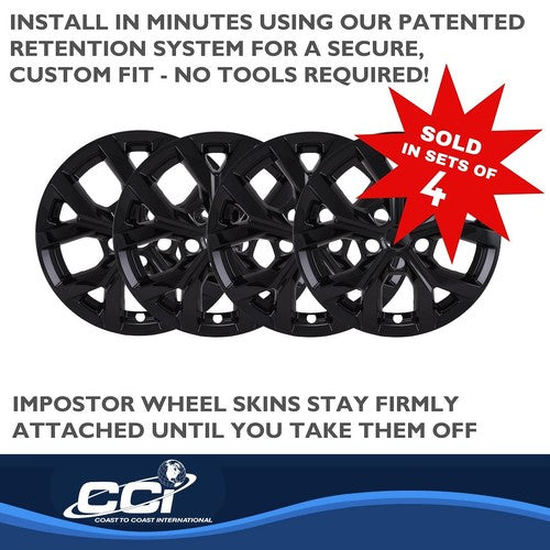Coast To Coast IWCIMP483BLK IMPOSTOR  WHEEL COVER
