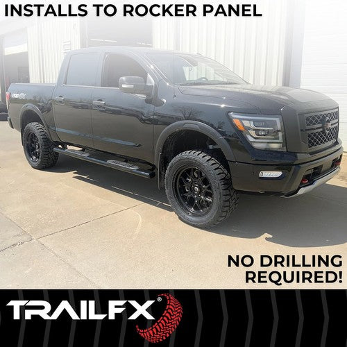 TrailFX A7100T TFX 5" Oval Straight Side Bars NERF BAR OVAL 5"