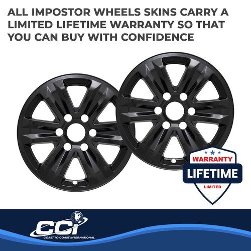 Coast To Coast IWCIMP387BLK IMPOSTOR  WHEEL COVER