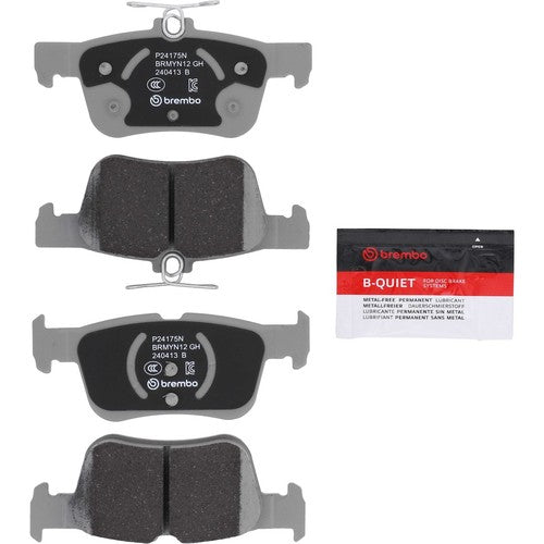 Brembo Rear Ceramic Brake Pads Fits 2013-2020 Ford Fusion 4 Pc Brakes P24175N