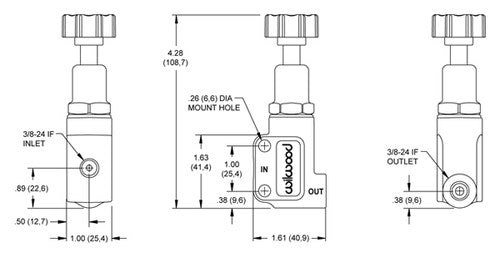 Wilwood Brakes 260-10922  BRAKE MASTER CYLINDER