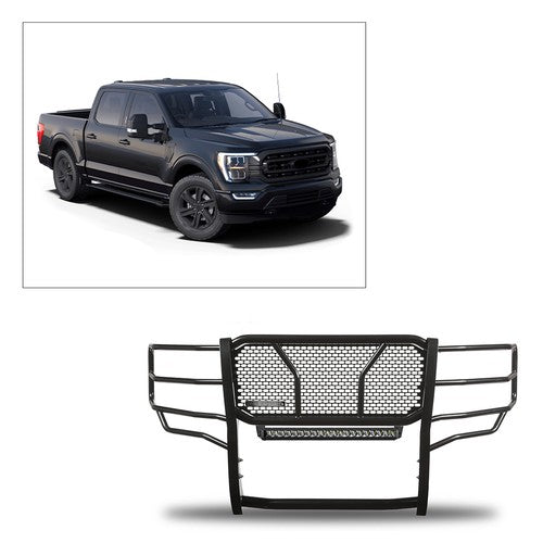 Black Horse Offroad RU-FOF116-B-K2 Rugged Series GRILL GUARD