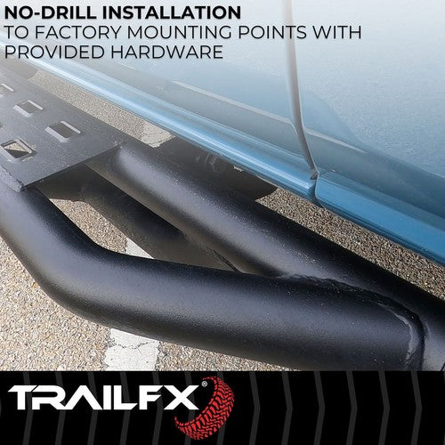 TrailFX BR011T TrailFX Rocker Guard Steps ROCKER PANEL PROTECTOR