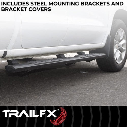 TrailFX AL4013B TrailFX A4 Series NERF BAR OVAL 4 1/2"