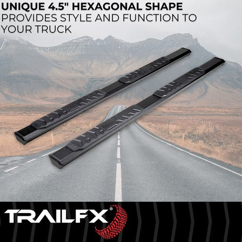 TrailFX AL4015B TrailFX A4 Series NERF BAR OVAL 4 1/2"