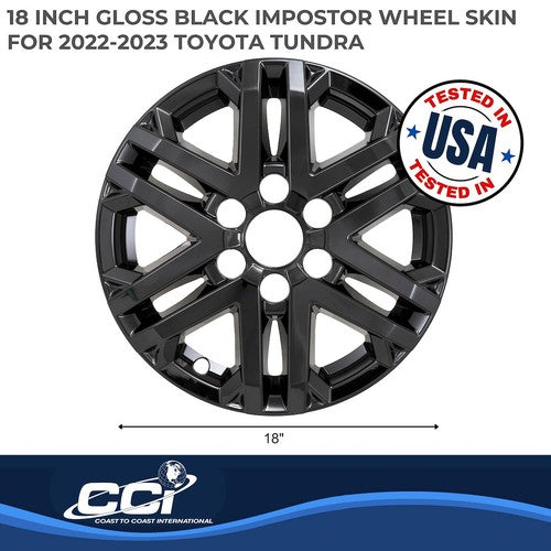 Coast To Coast IWCIMP505BLK IMPOSTOR  WHEEL COVER