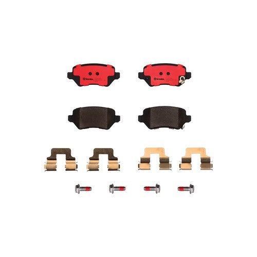 Brembo Rear Ceramic Brake Pads 2008 Saturn Astra 4 Piece Brake Pads P59038N