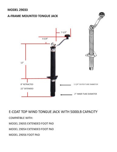 BAL RV 29033B  TRAILER JACKS