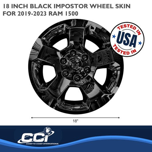 Coast To Coast IWCIMP451BLK IMPOSTOR  WHEEL COVER