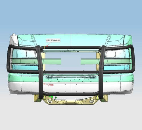 Black Horse Offroad 17GV02MA  GRILL GUARD
