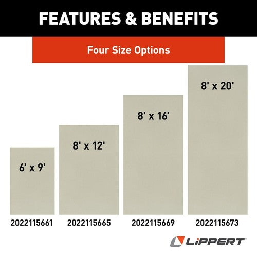 Lippert Components 2022115669  AWNINGS-PATIO WINDOW & DOOR RV