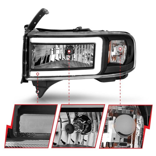 ANZO USA 111554  HEADLIGHT ASSEMBLY