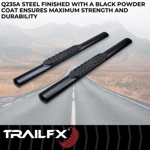 TrailFX A1546T TFX 4" Oval Tube Side Steps NERF BAR OVAL 4"