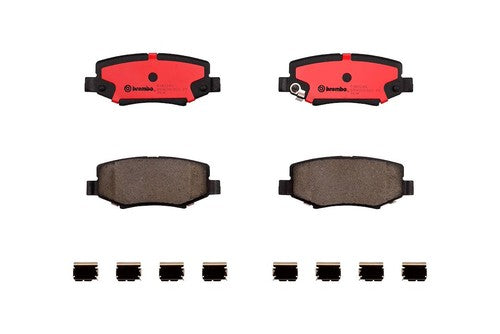 Brembo Rear Ceramic Brake Pads Fits 2007-2018 Jeep Wrangler JK 4 Piece P18024N