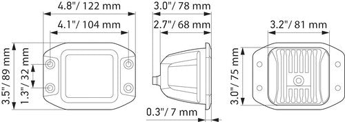 Hella 358176831 Black Magic  FOG LIGHT KIT